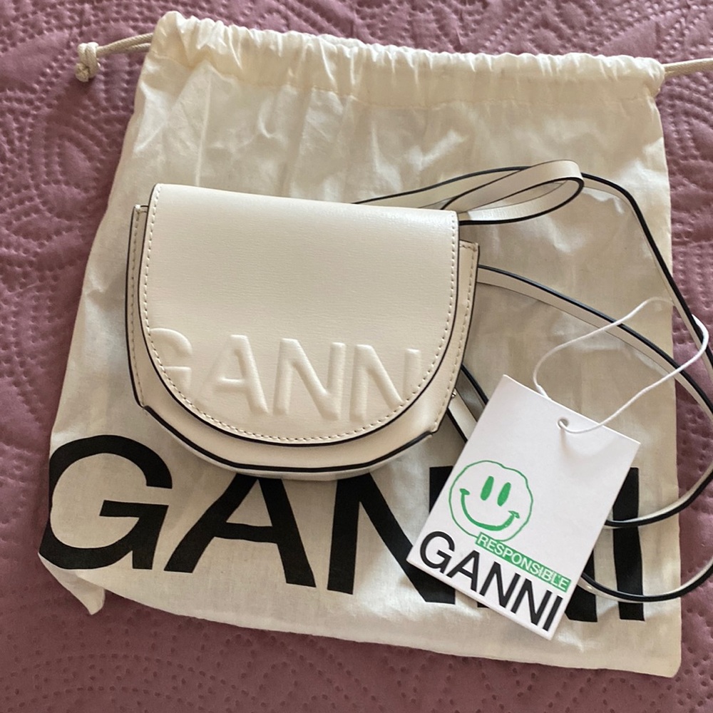GANNI Banner Nano saddle bag